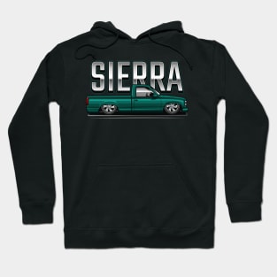 The Sierra Pickup Truck (Emerald Green) Hoodie